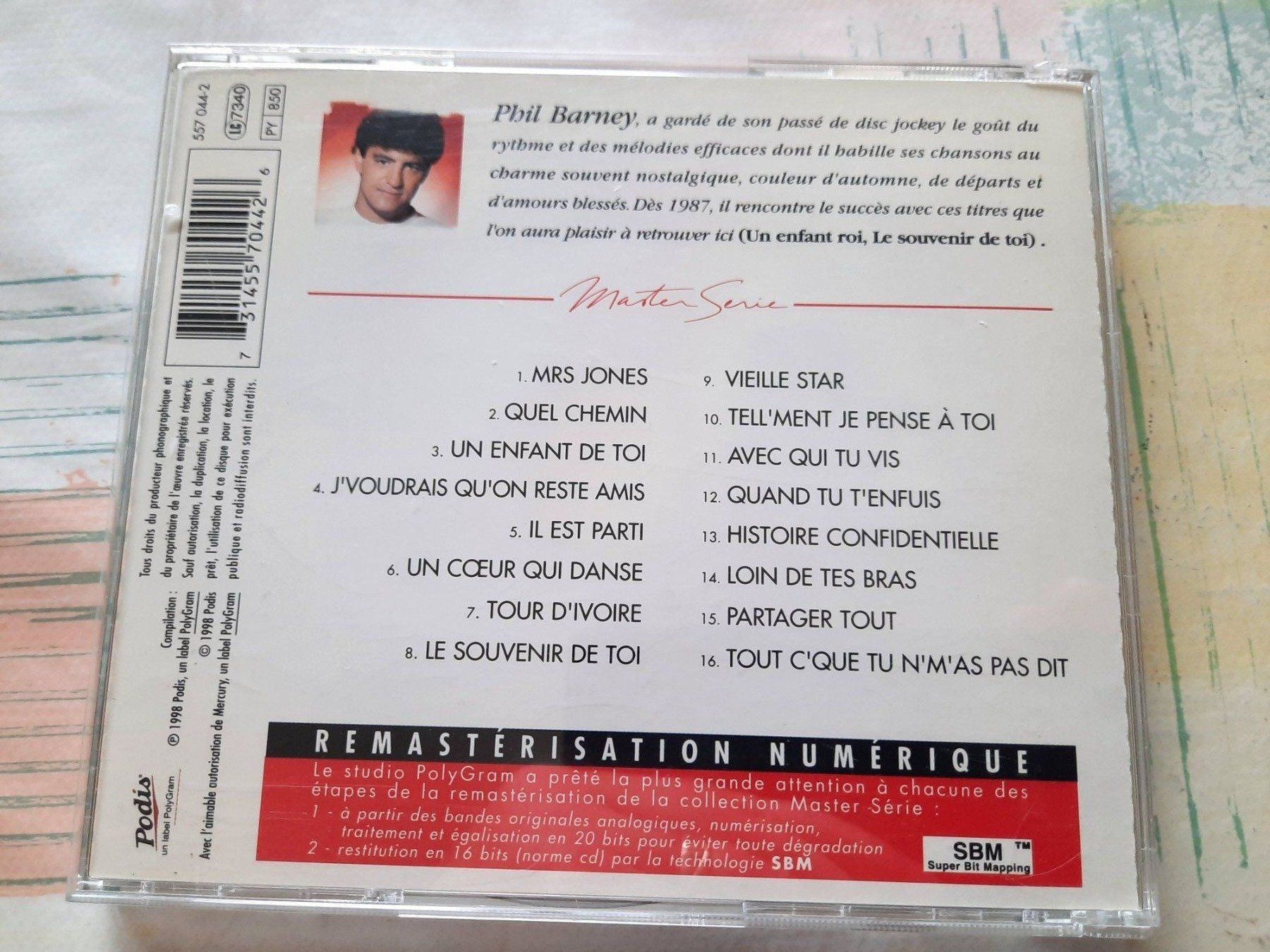 CDs: Cd Phil Barney - Master Série  – Gebraucht aus Pully von bro_n52j 1