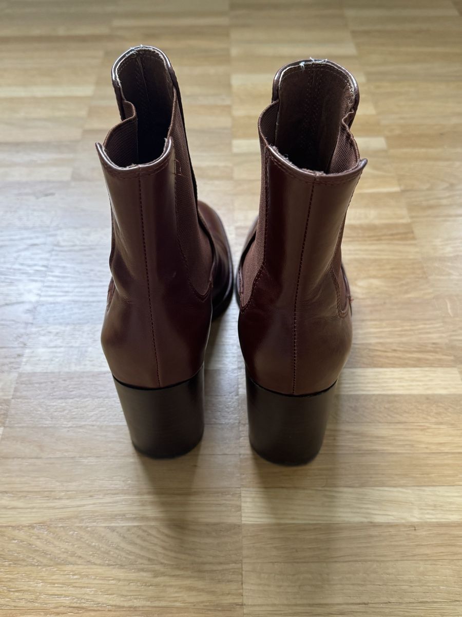 Scarpe da donna: Bottines Minelli en cuir marron, taille 38 – Nuovo (secondo la descrizione) da Meyrin venduto da mai_pl7s 2
