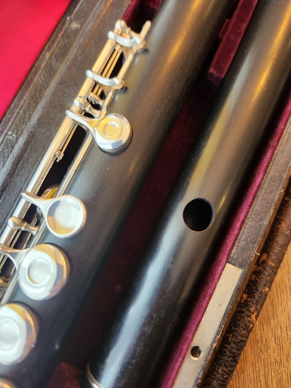 Vintage Strumenti musicali: Böehm & Mendler holz querflöte – Usato da Gränichen venduto da flutelier 2