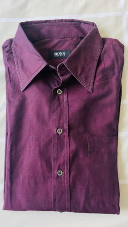 Hugo Boss Hemd violett Größe 40 ist L