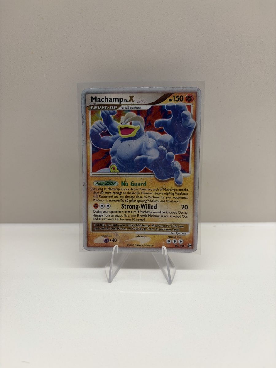 Pokémon Cartes à collectionner: Machamp LV.X Ultra Rare Stormfront 2008 – D'occasion à Arlesheim par WungaBunga