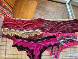 5 Victoria's-Secret-Slips Rottöne Grösse L