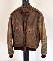 Veste en cuir  vintage originale de Chevignon, 1986