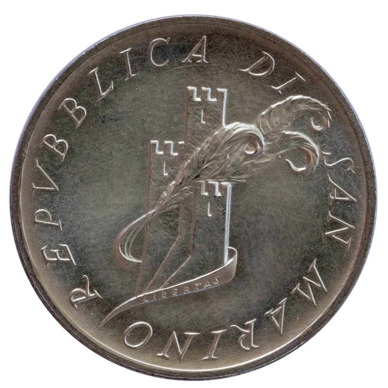 Tutti le monete: San Marino 500 Lire 1987 Silber – Nuovo e nell'imballaggio originale da Rotkreuz venduto da num_6343 1