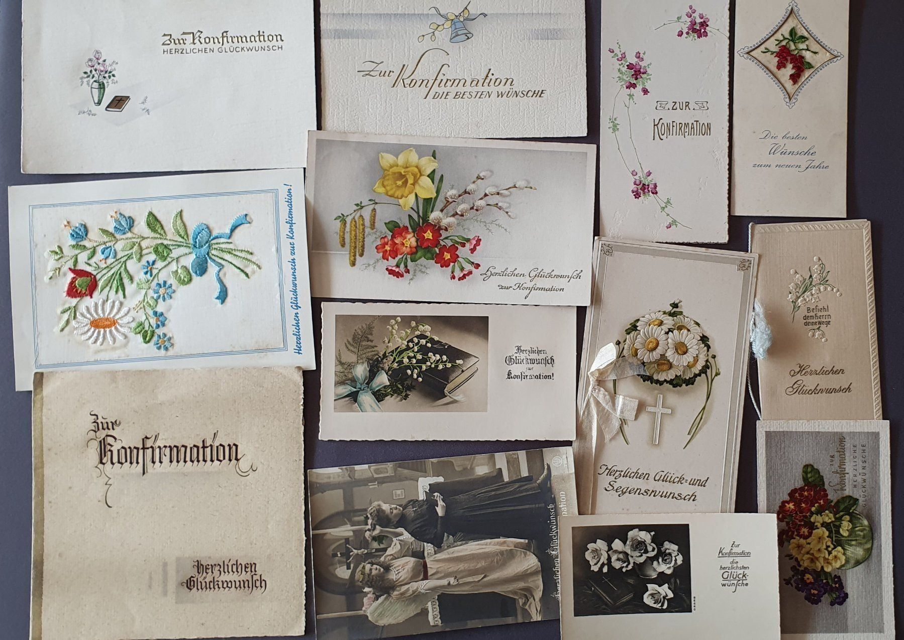 Cartoline: Lot alte Karten Konfirmation – Usato da Kreuzlingen venduto da Rschweiz1 2