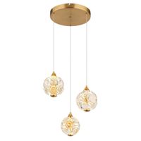 LED Pendelleuchte, K9 Kristalle, 41 cm Ø