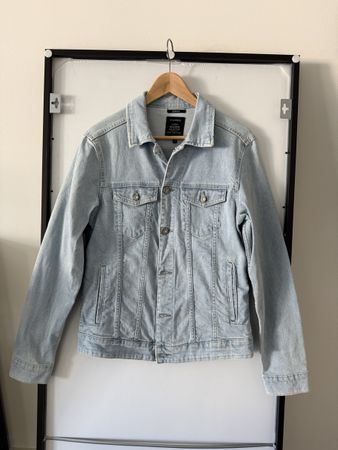 Herren Jeansjacke Tiffosi Slim Fit hellblau Grösse S