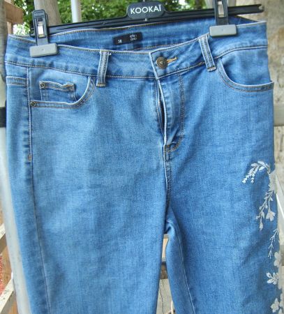 Jeans bleu slim Ellen Amber taille 38