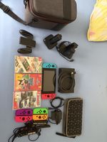 Nintendo Switch Konsole Set mit Spielen und Zubehör