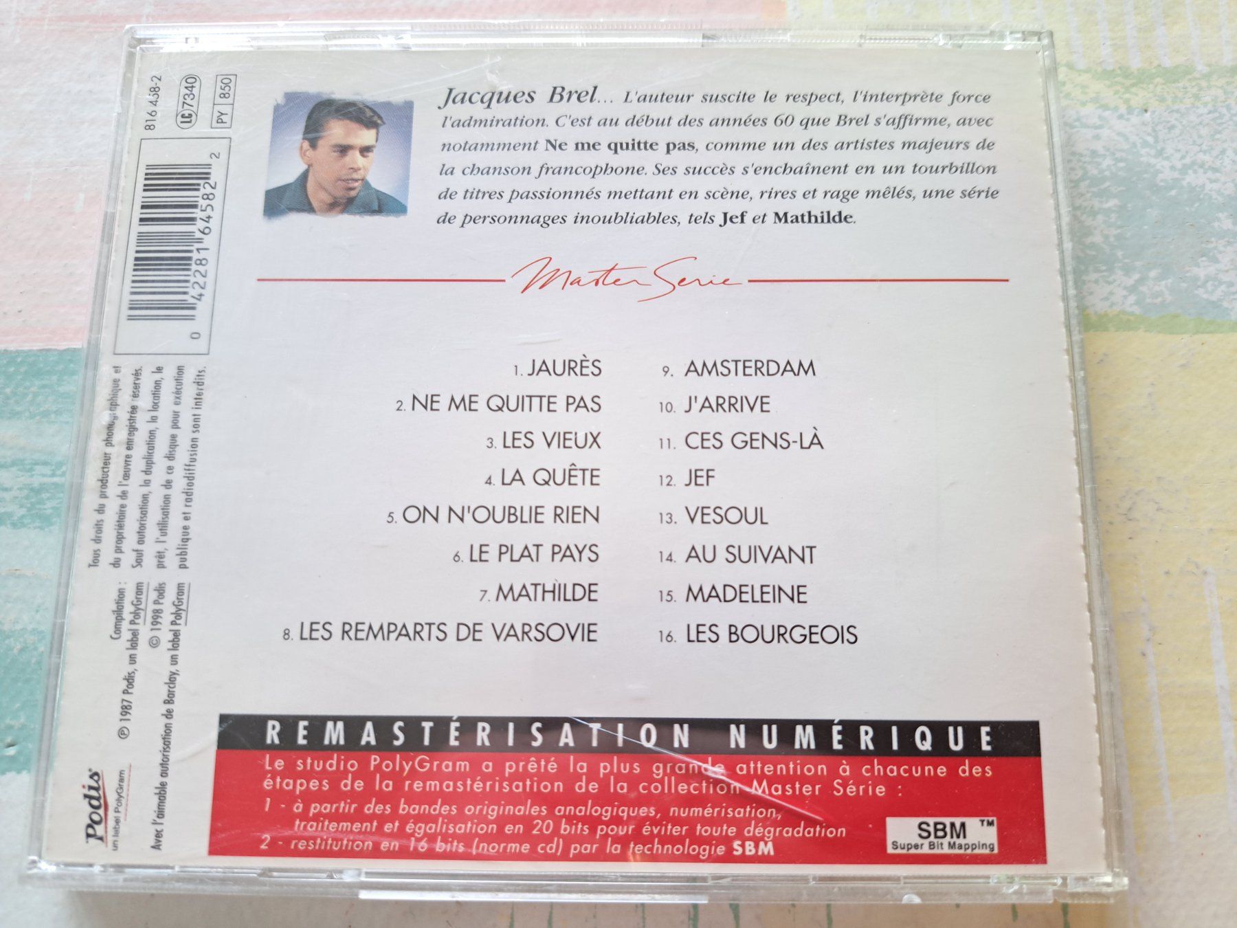CD: Cd Jacques Brel - Master Série volume 1 – Usato da Pully venduto da bro_n52j 1