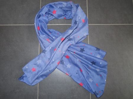 leichtes Foulard mit Sternenprint OKAÏDI +++top Zustand+++