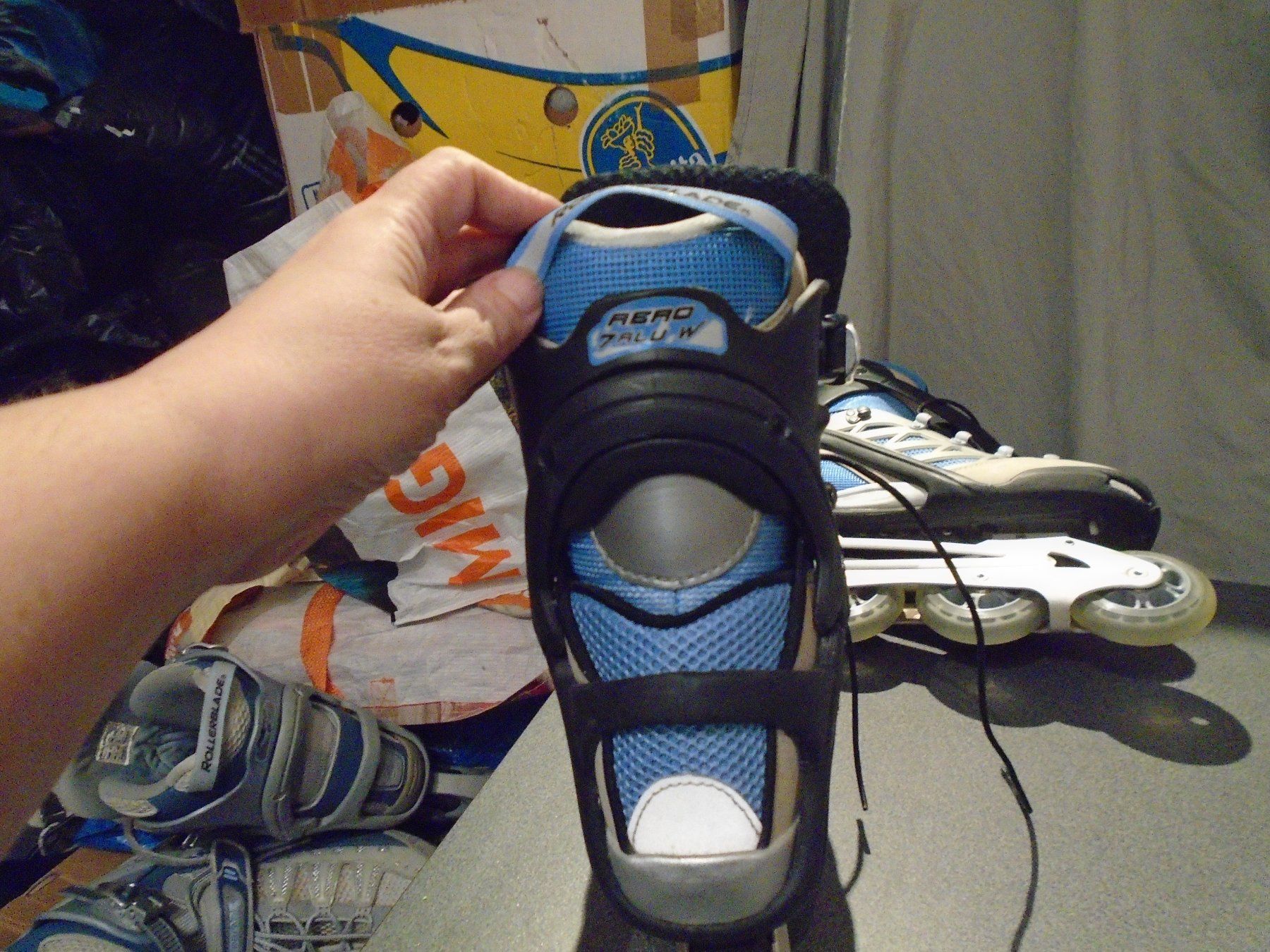 Patins à roul. & inline: Rollerblade Grösse 42, grau/blau/schwarz – D'occasion à Zürich par Motzkuh 2