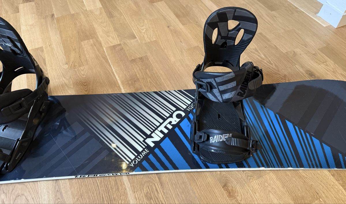 Snowboard Nitro Board: Nitro Snowboard mit Raiden Bindung – Usato da Wettingen venduto da Monica.pallmann 2