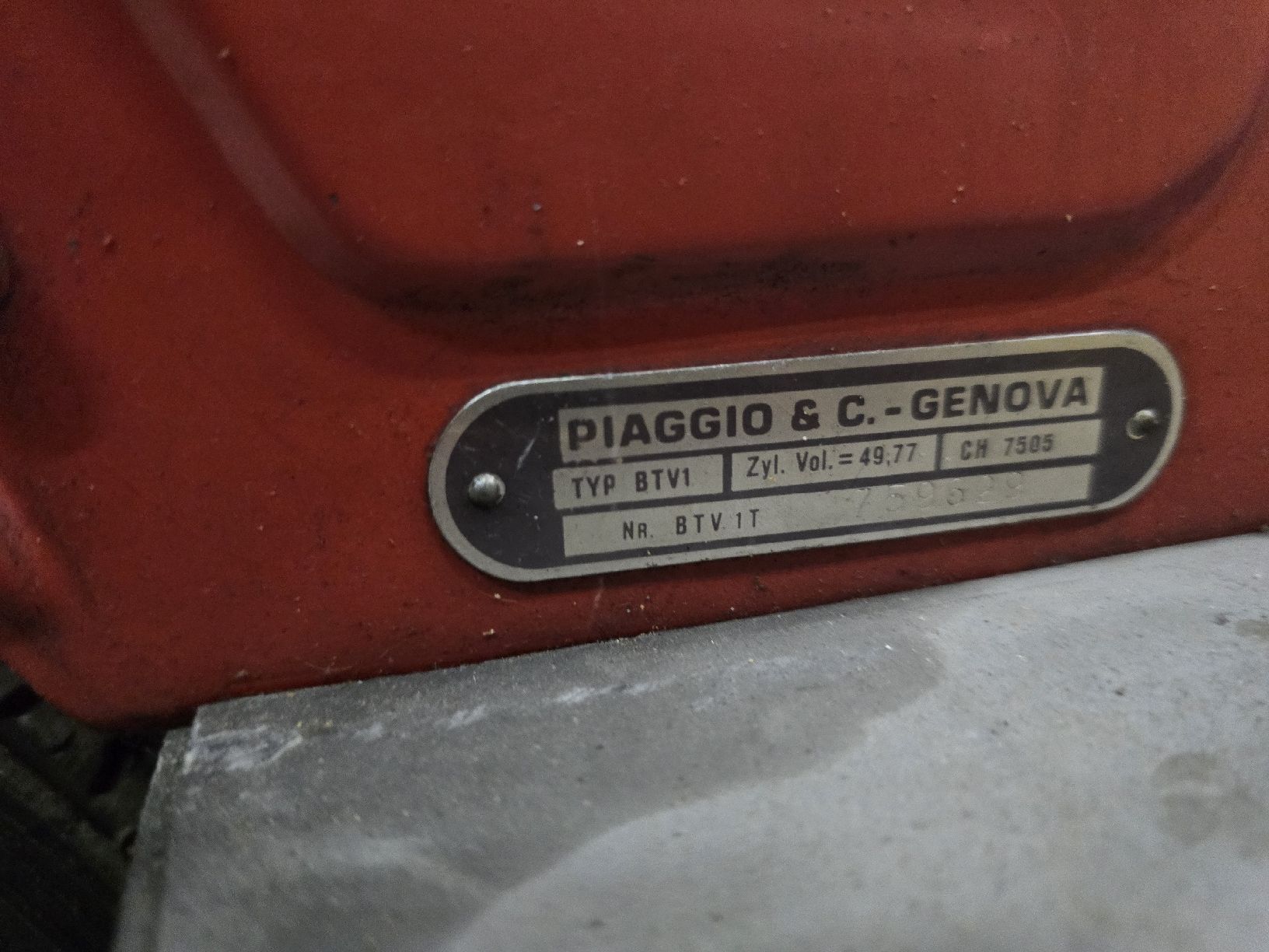 Piaggio Cyclomoteurs: Rote Piaggio Mofa "Alpine" – D'occasion à Stansstad par Carina_P 4