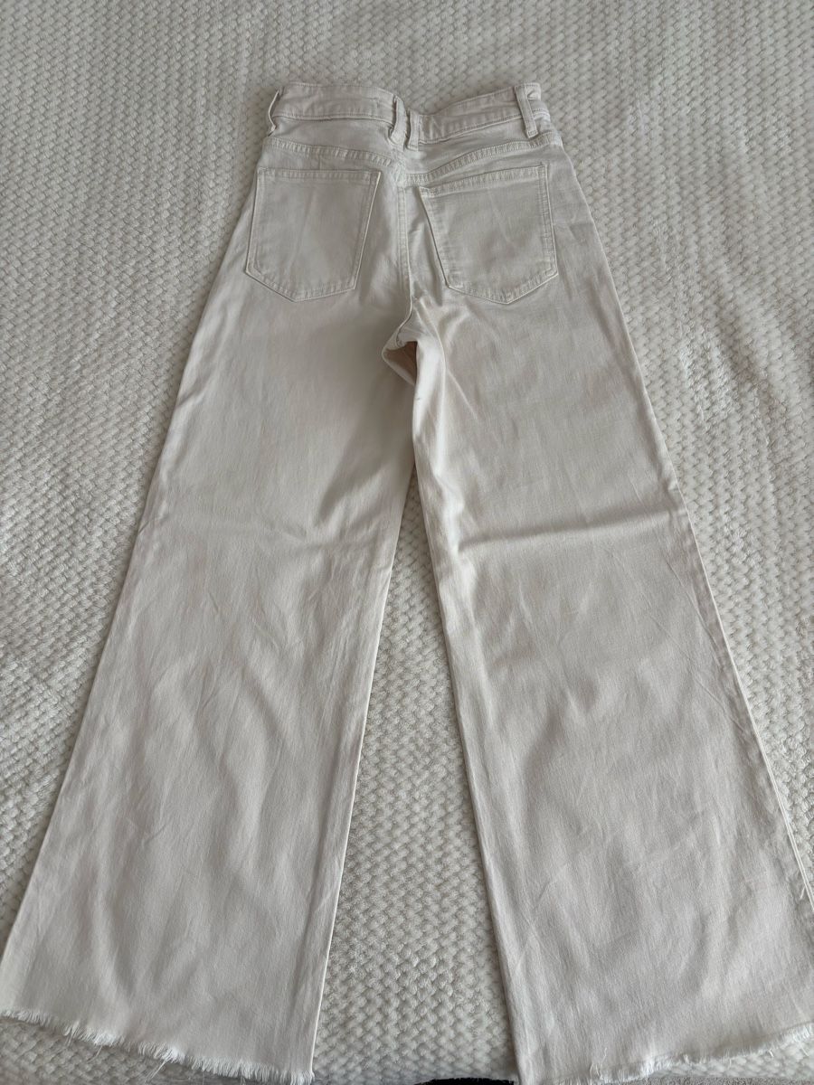 Mango Jeans: Mango Wide Leg Jeans weiss/offwhite Gr. 34 – Usato da Tübach venduto da AldinaHuskic 1