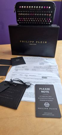 Philipp Plein Mini Shoulder Bag Kalbsleder Made in Italy