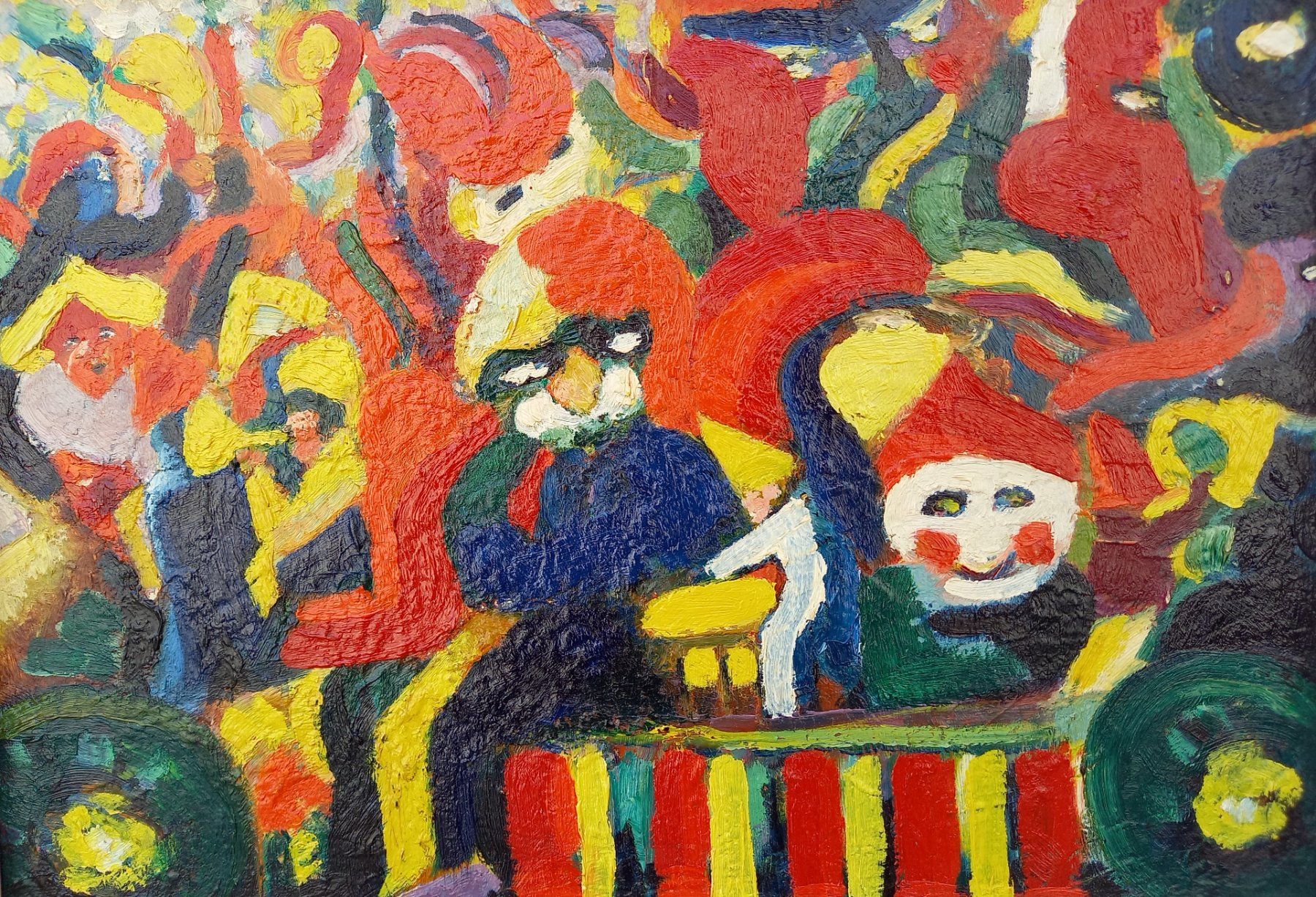 Dipinti: Charles Denier 1894-1972, carnaval de Matigny 1949 – Usato da Lausanne venduto da leneko 1