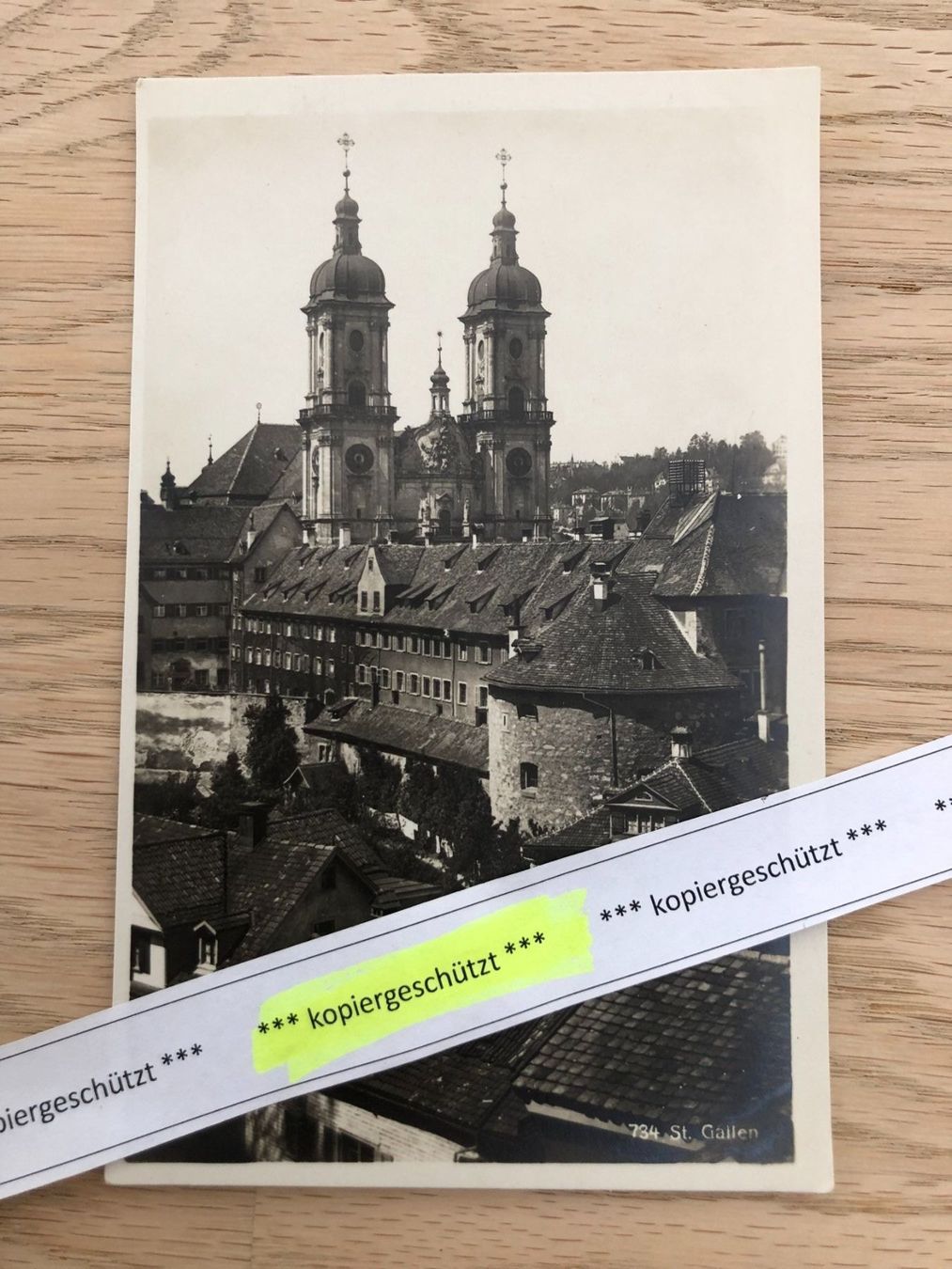 Ansichtskarten: St. Gallen Kirche – Gebraucht aus Hefenhofen von Bierinder