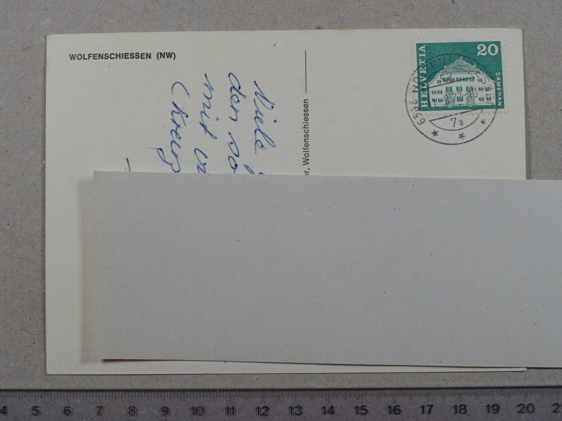 Cartoline postali: Wolfenschiessen, 1972, Park Hotel – Usato da Lenzburg venduto da fh1 1