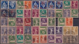 SAMMLUNG Kehrdrucke und Zusammenhängende. Kat. ca.1000.-