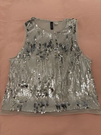 🪩Glitzernder Top in Grösse S💖✨