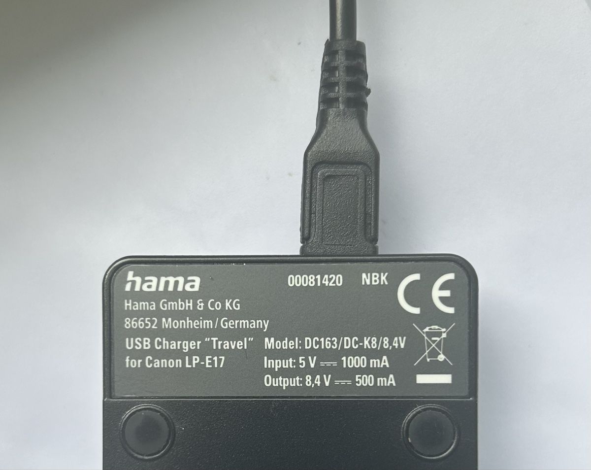 Hama Altri Accessori: Ham Ladegerät für Canon LP-E17 – Nuovo (secondo la descrizione) da Basel venduto da Kha__4 2