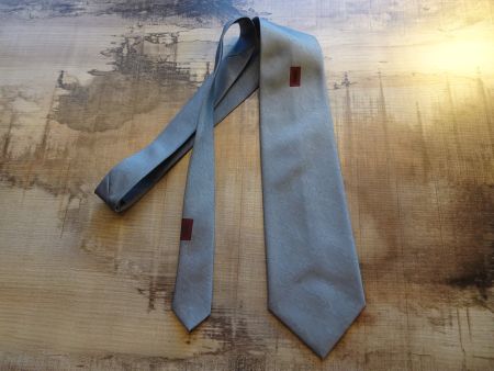 Edle graue Krawatte von Adamant grau - 423038