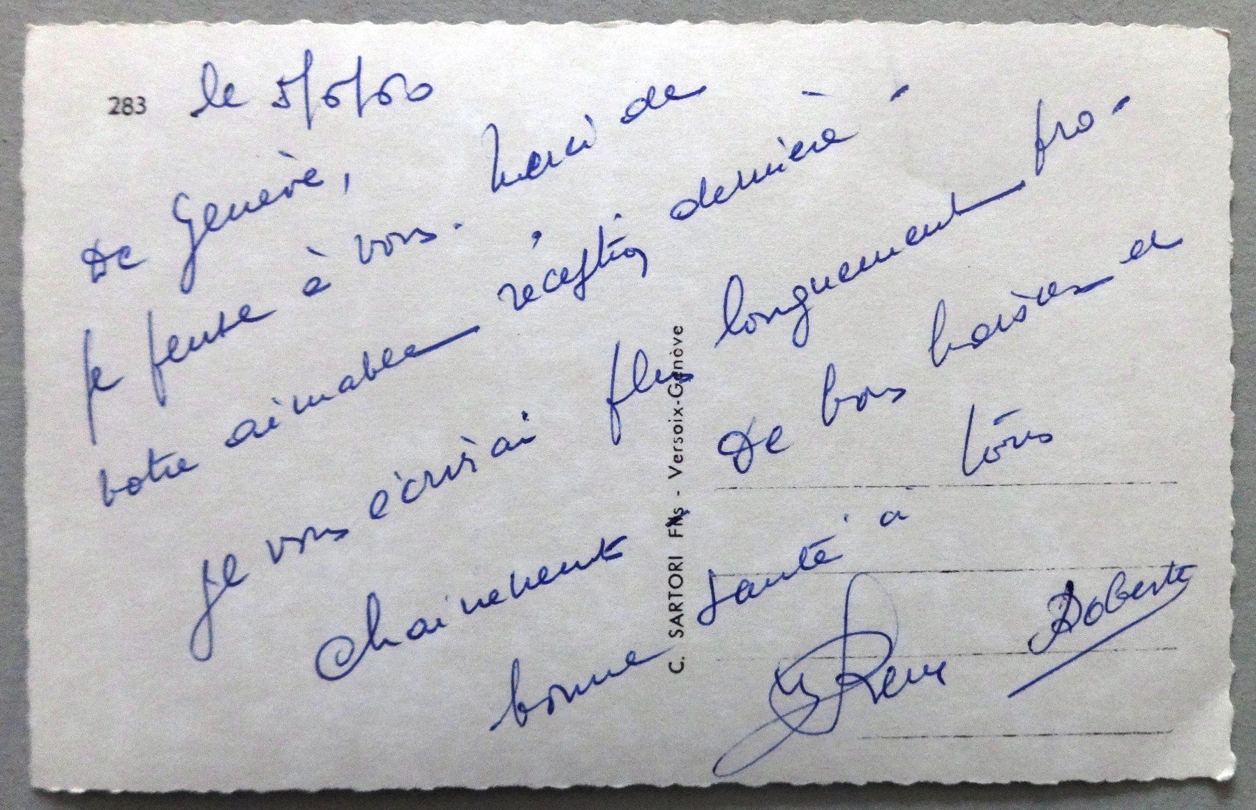 Cartoline postali: Genève - Multivues – Usato da Fétigny venduto da Billy2miny 1