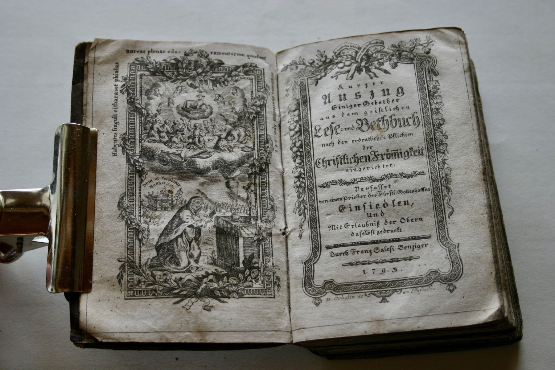 Libri: Kurzer Auszug Einiger Gebether aus dem geistlichen Lese und – Usato da Winkel venduto da Gallica 5