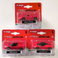 3x Bburago Ferrari Enzo Ferrari / 458 Spider / Laferrari