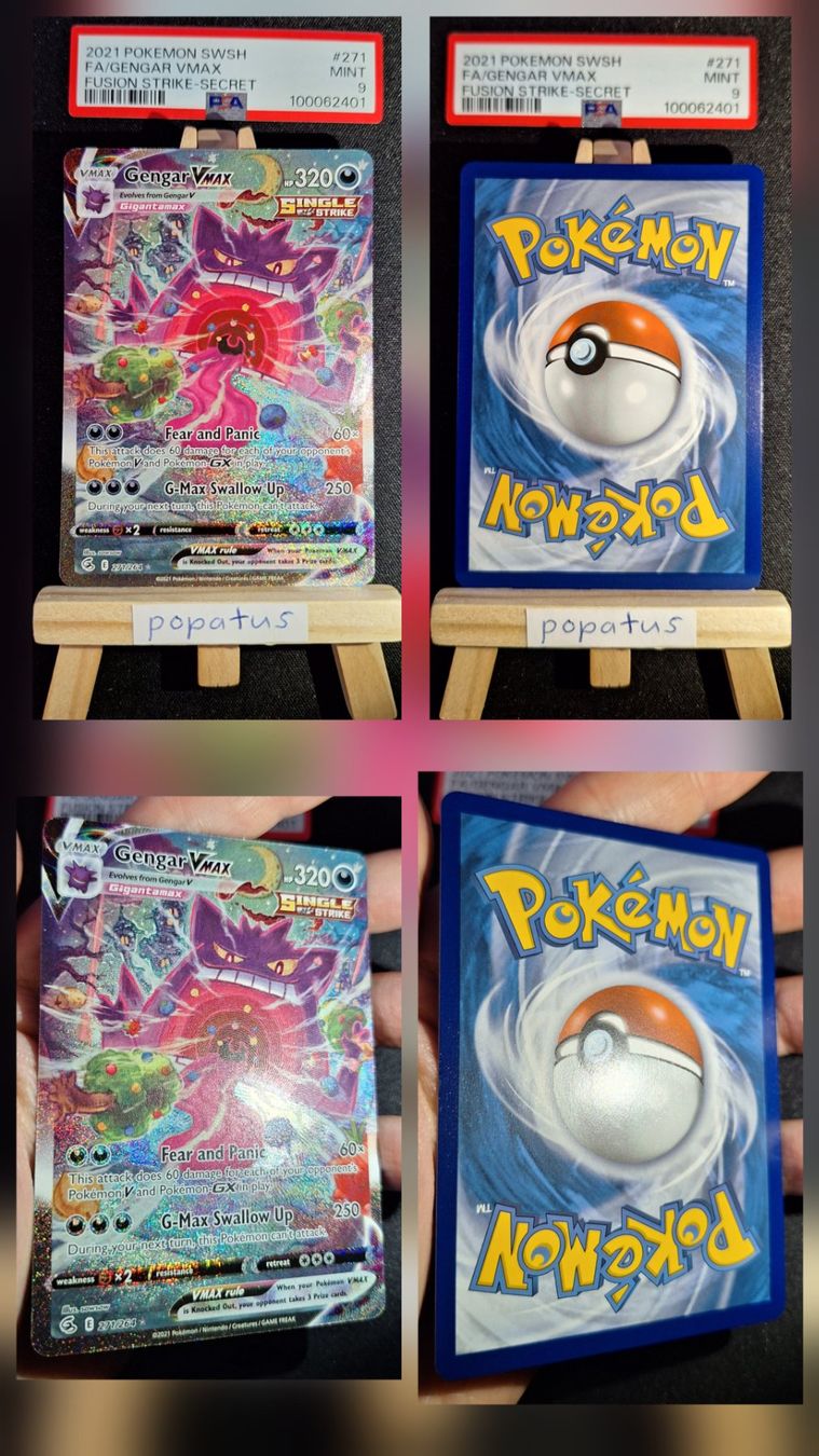 Pokémon Carte collezionabili: Genger VMAX (FST 271) | ENG | Fusion Strike – Usato da Andwil SG venduto da popatus