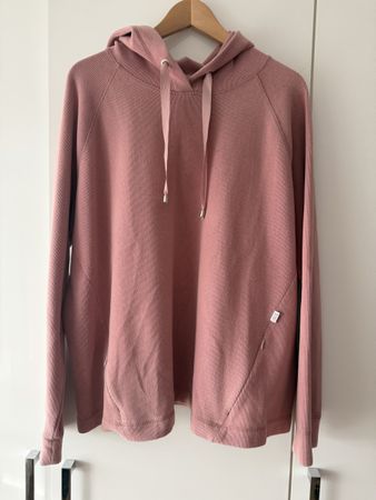 Rosa Hoodie mit Kapuze, Gr. XL !
