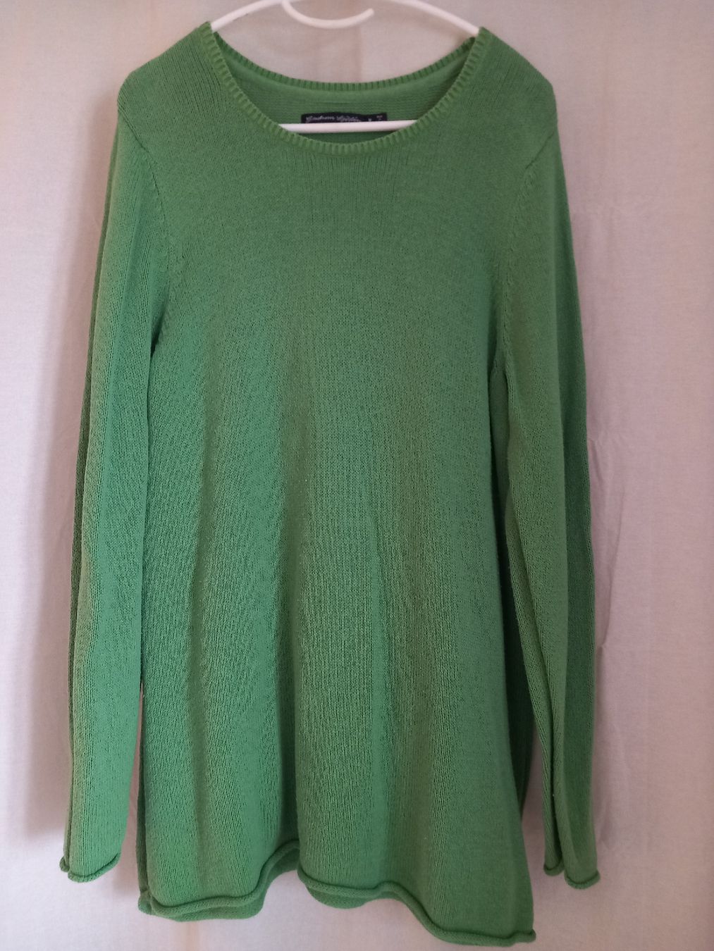 Gudrun Sjöden Pullover & Sweatshirts: GUDRUN SJÖDEN Pull vert pomme en maille – Neu (gemäss Beschreibung) aus Faoug von per_kp6r