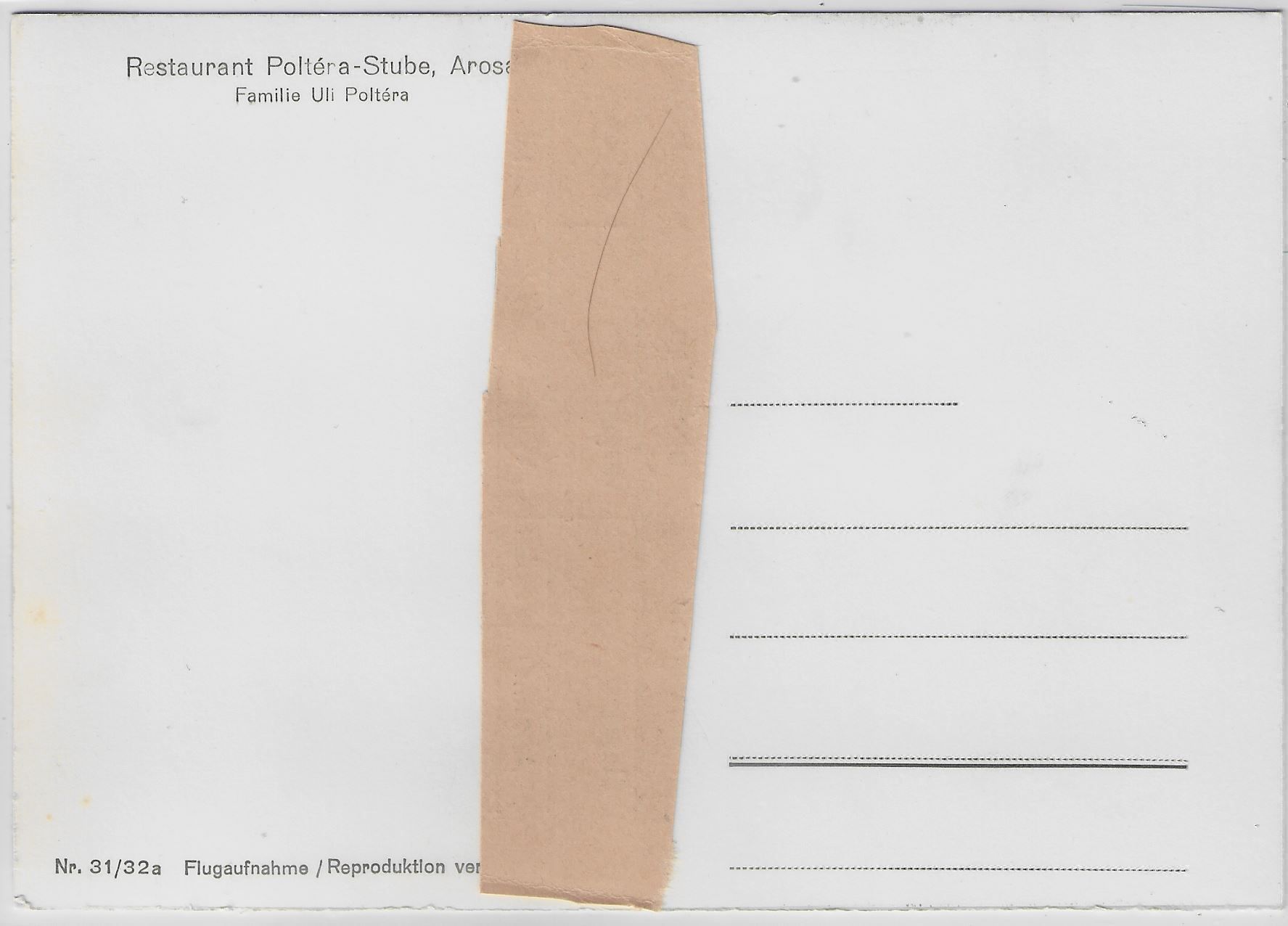 Cartoline postali: Flugaufnahme Restaurant Poltera-Stube – Antico da Ettingen venduto da Kartenplanet 1