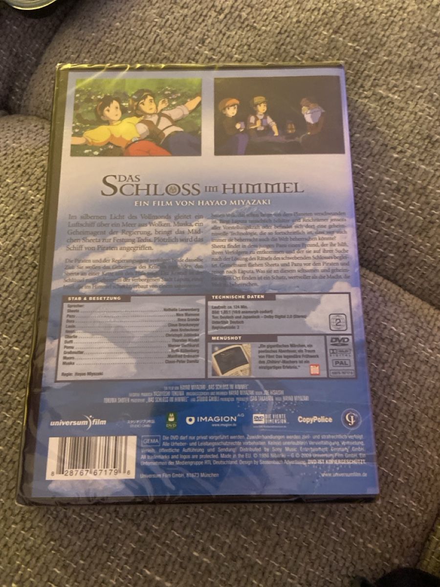 Tutti i DVDs: Das Schloss im Himmel DVD – Nuovo e nell'imballaggio originale da Volketswil venduto da Bonnie_ 1