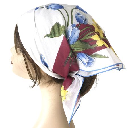 Baumwolltuch Nicky Bandana Carre Frühling VINTAGE 1950s