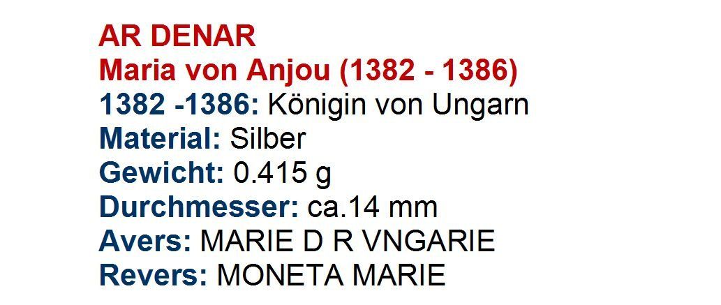 Alle Münzen: Maria von Anjou 14. Jh – Gebraucht aus Flamatt von samowarow 1