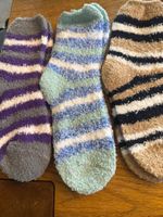 3x Kuschelsocken - flauschig weich-Wohlfühlen- Zeit für Dich