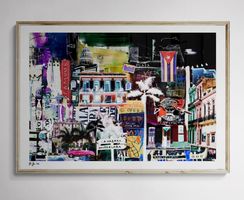 Havanna Kuba Urban Street Art Kunst La Habana City Bild Cuba