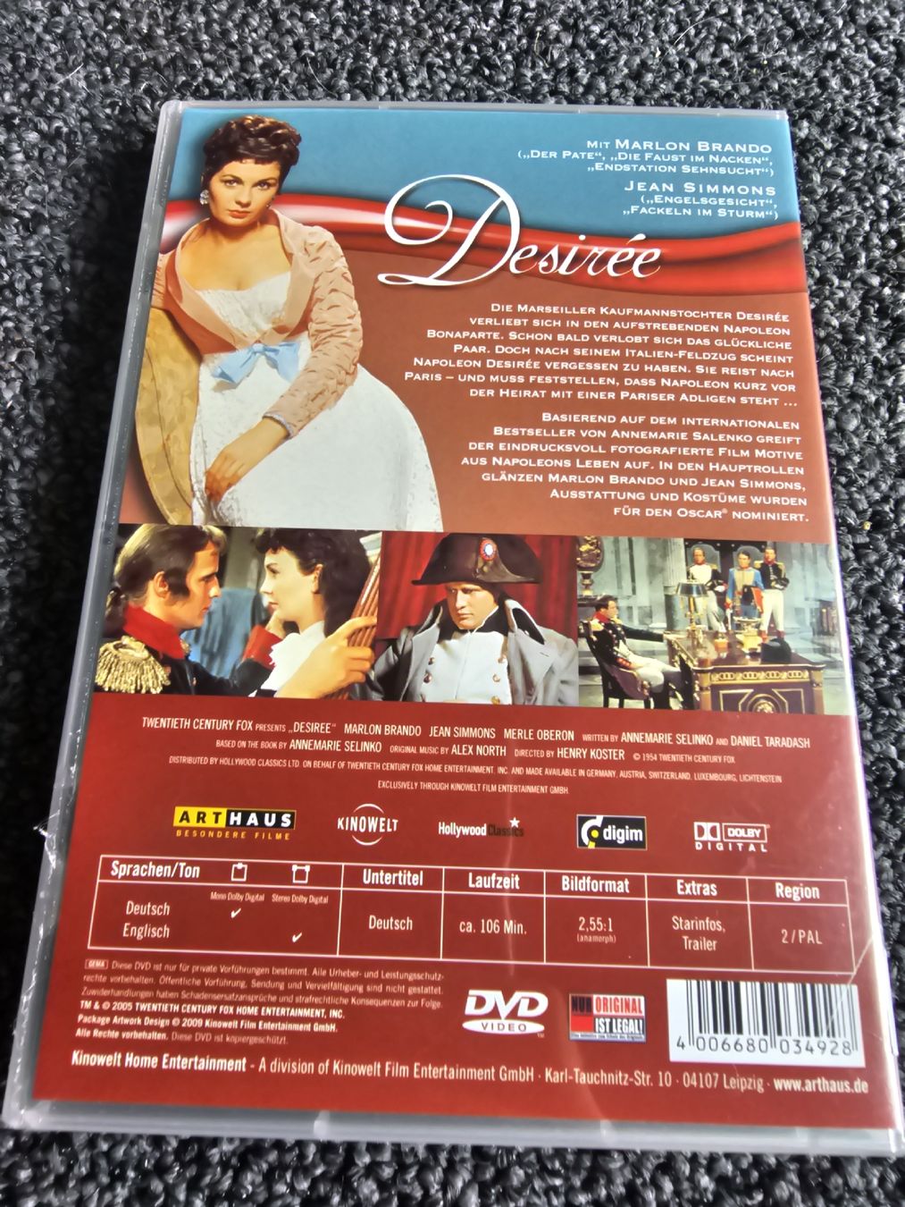 Tutti i DVDs: DVD Desiree (23434) – Usato da Ruswil venduto da jan_bxl5 1