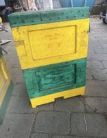 Styropor Miniplusbeute mit zusätzlichem Holzboden