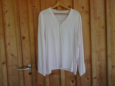 Sportliche hellrosa Bluse von Dr. Bloom Gr. M - 42484