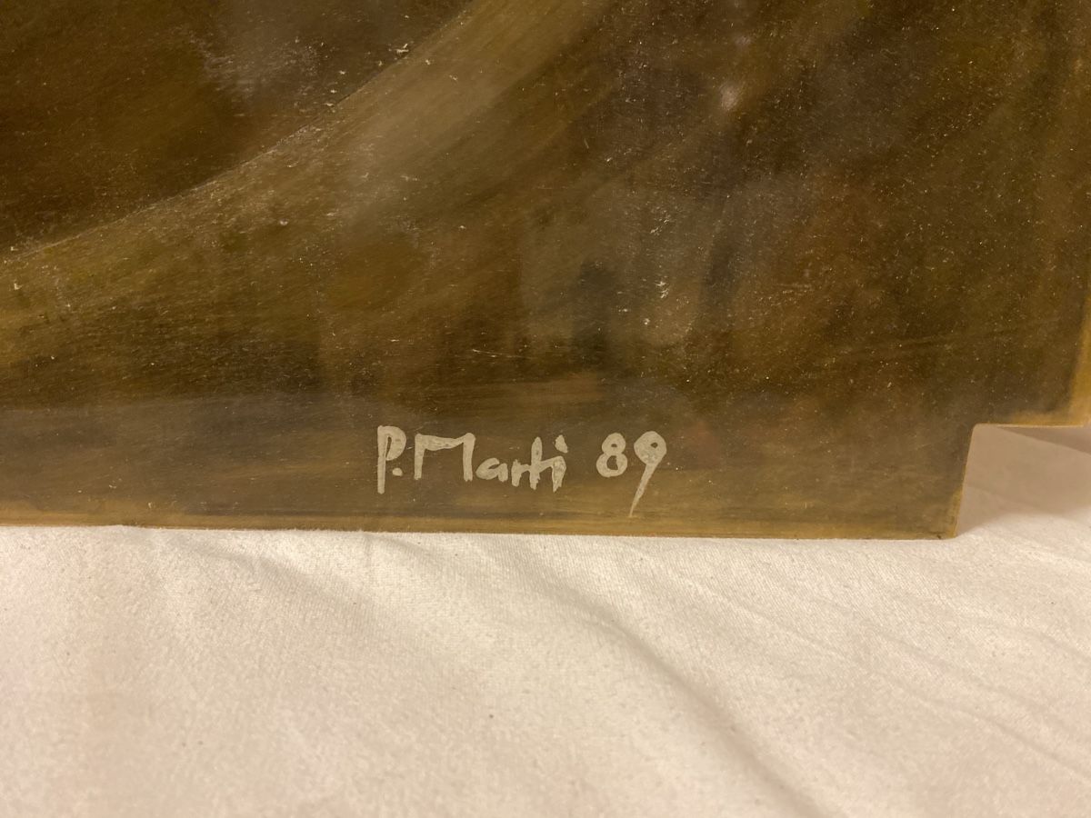 Dipinti: Abstraktes Wandbild, Peter . Marti – Usato da sursee venduto da trilli-tralli 2