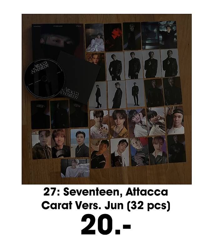 CD: Seventeen Attacca Carat Vers. Jun (32pcs) – Usato da Rüfenacht BE venduto da lis_rc6n