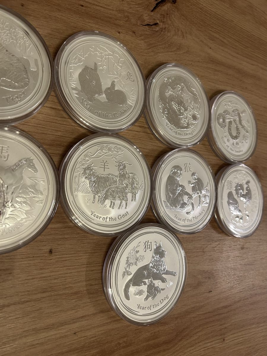 Tutti le monete: 9 x 10 Oz Argent Lunar série 2 – Nuovo (secondo la descrizione) da Ardon venduto da mickey1993 3