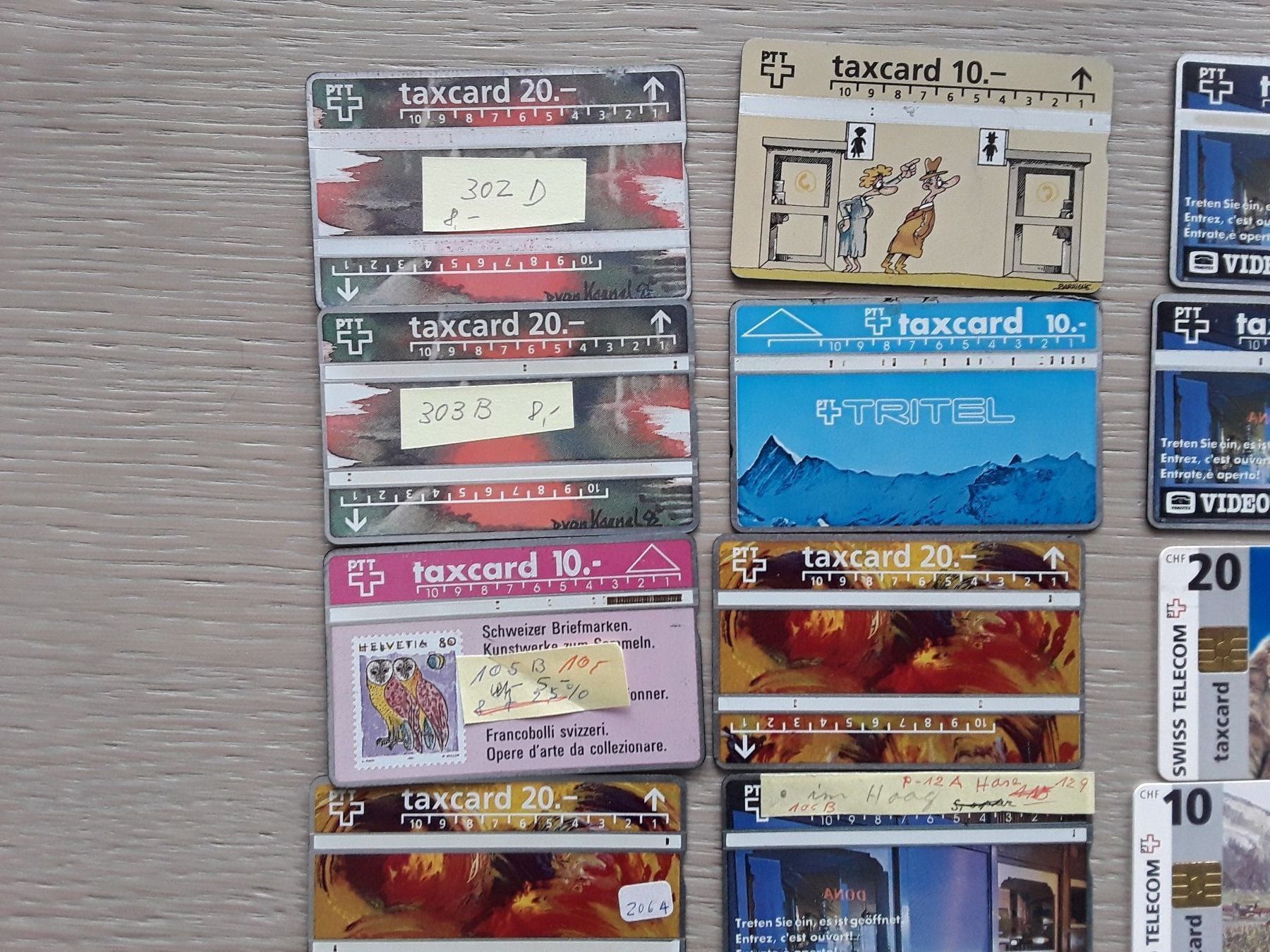 Schede telefoniche: 28 Taxcard Diverse Bilder – Usato da Bazenheid venduto da derdelorean01 1