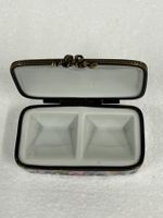 Antike Limoges Réhause Main Miniatur Pillen Schatulle