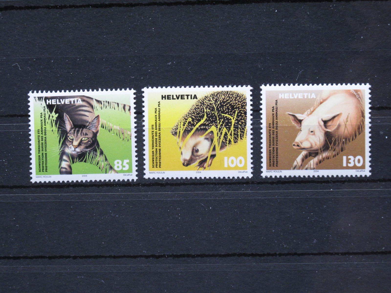 Alle Briefmarken: CH 2004 Tierschutz STS  ** – Gebraucht aus Wil SG von fva01