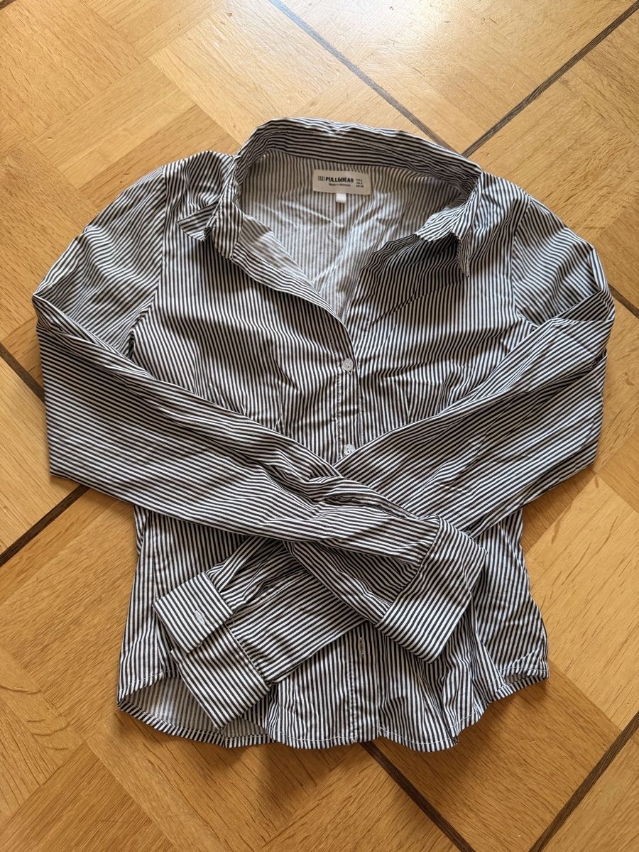 Pull&Bear Blusen: Gestreiftes Hemd – Neu (gemäss Beschreibung) aus Unterentfelden von ame_tf2n 1