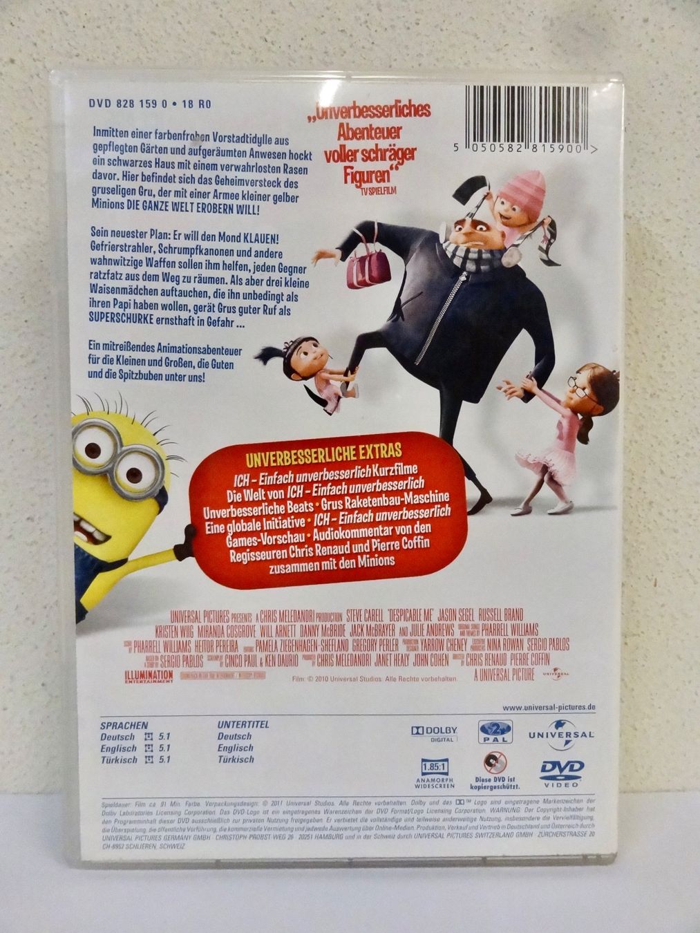 Tous les DVDs: DVD ICH EINFACH UNVERBESSERLICH - EIN DIEB WIRD LIEB – D'occasion à Kerzers par wisaundso 3